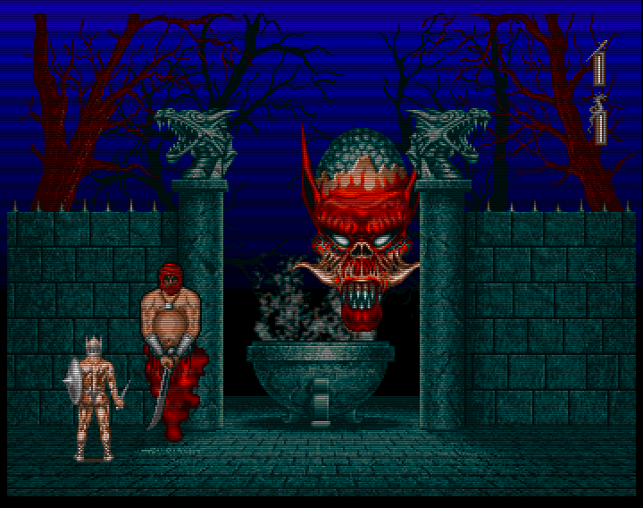 Dragonslayer sequence, that has been shared on English Amiga Board (2005). Sreenshot: DamienD.